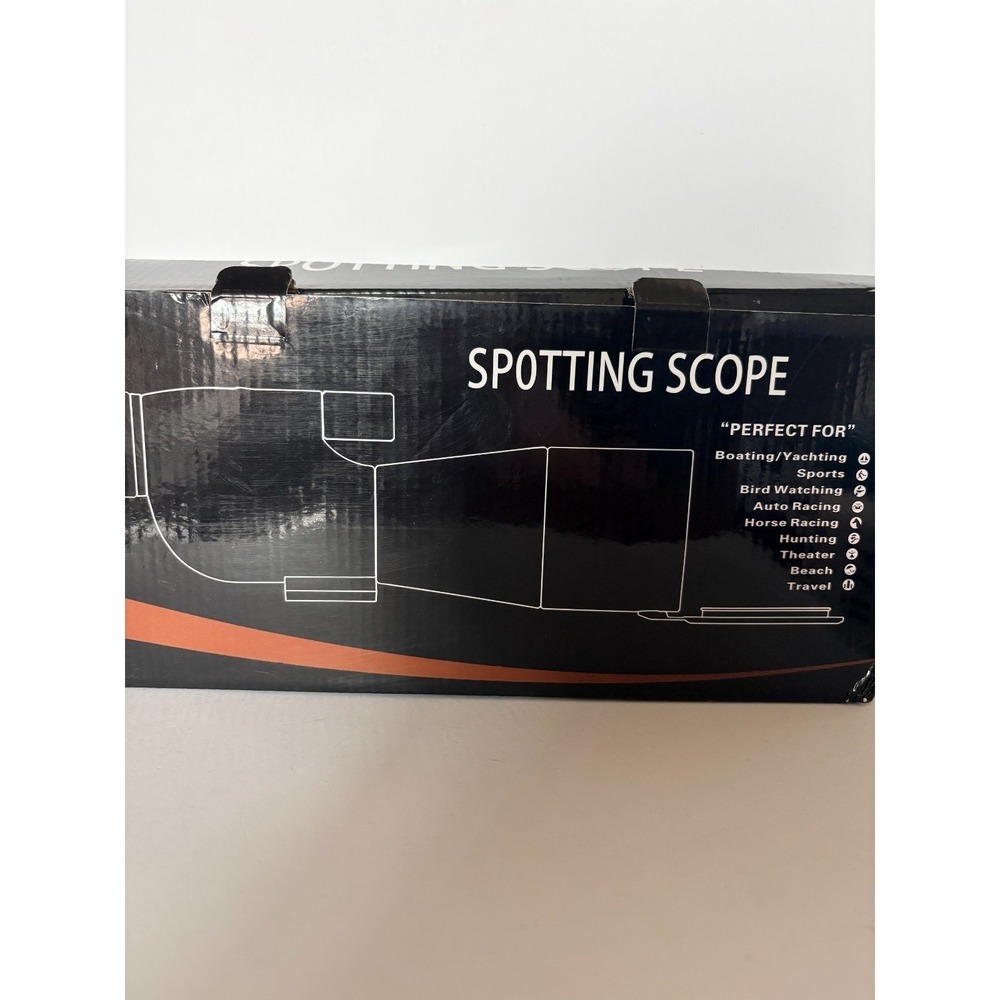 LG70 Spotting Scope 25-75x60 with Tripod and Phone Adaptor NIB